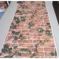 18" Vintage Brick creeper Peel-Stick Wallpaper